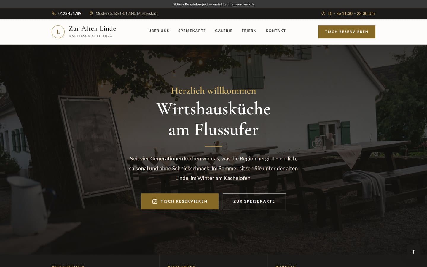 Startseite von Gasthaus Zur Alten Linde
