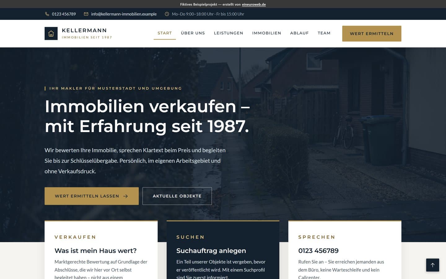 Startseite von Kellermann Immobilien