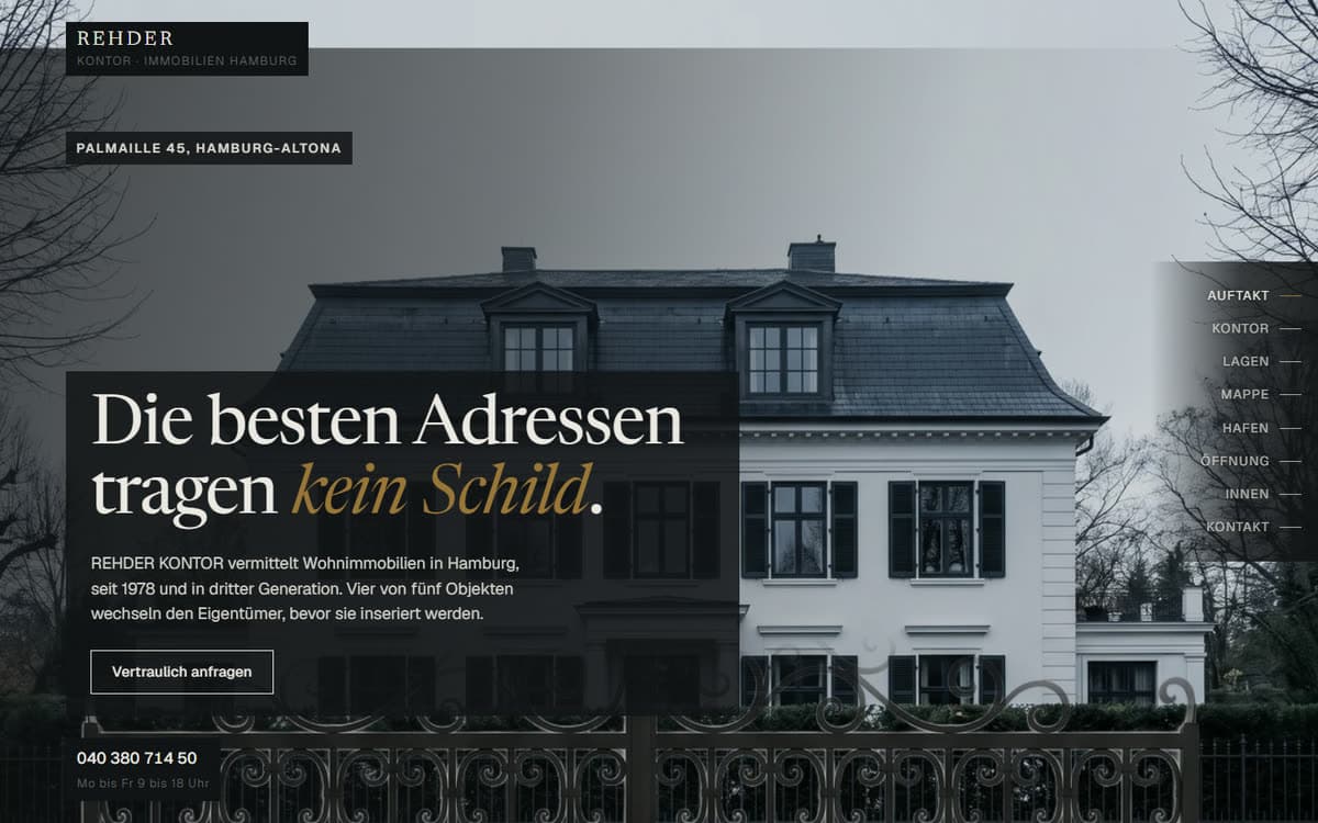 Startseite von REHDER KONTOR